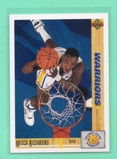 1991-92 Upper Deck Mitch Richmond #265 Golden State Warriors HOF - Pack Fresh