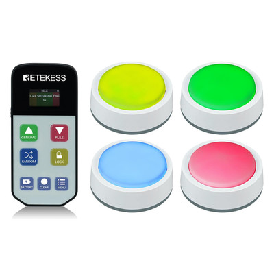 Retekess Tm102 Trivia Buzzersjeopardy Buzzers3 Working Modes66Ftphysical