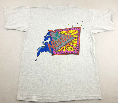 Vintage 90s Nestea Spring Break 1994 Daytona Grey T-Shirt Men's L Single Stitch