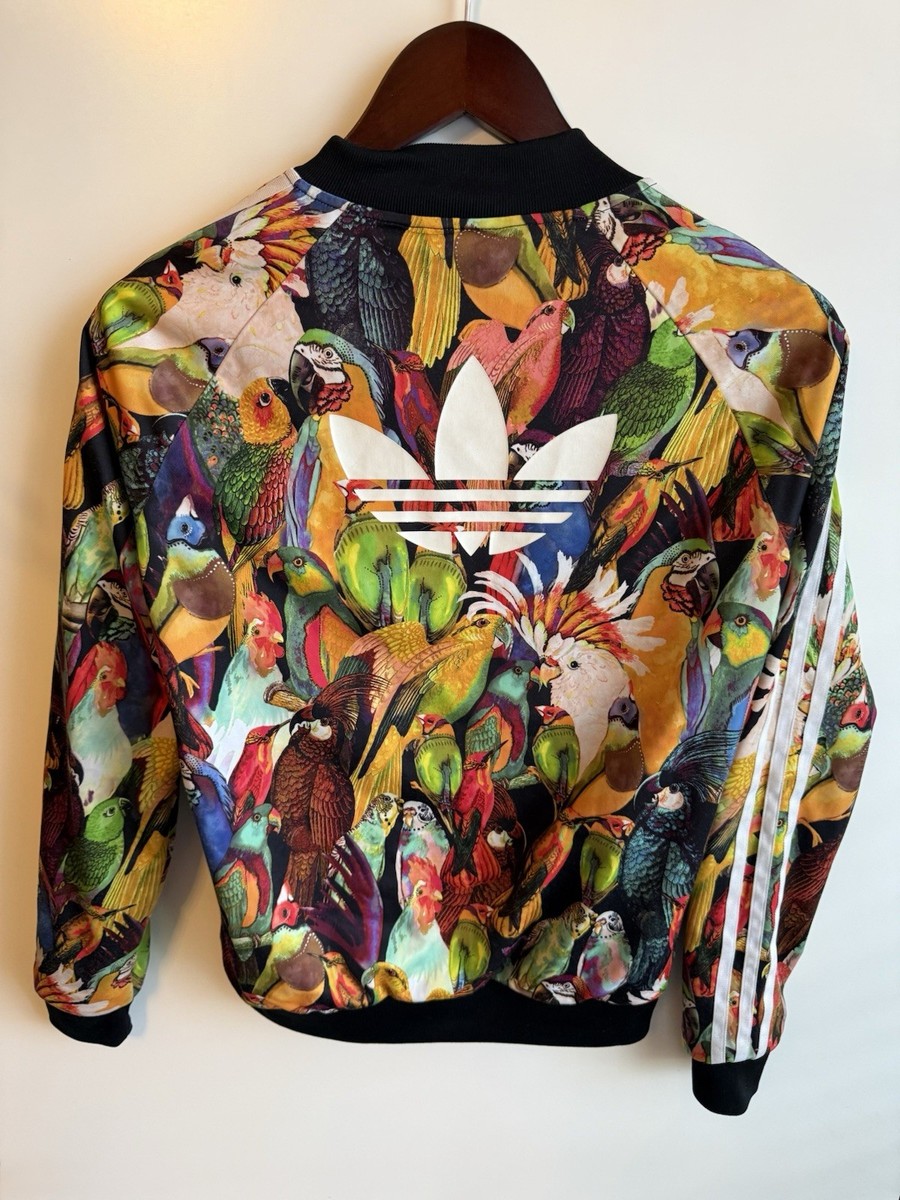 Adidas x Farm Rio Passaredo Parrot Print Trefoil Track Jacket