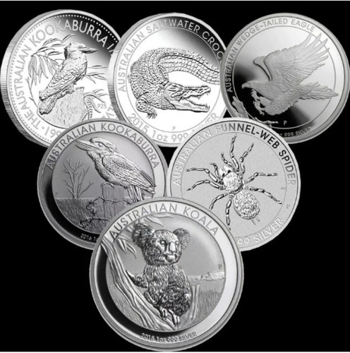 6PCS Australia Koala Kangaroo Commemorative Coin Souvenir Collectible Medal Gift