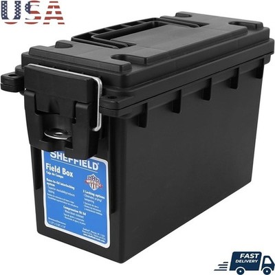 Versatile Storage Box Lockable Stackable Weather Resistant Portable Durable New