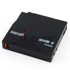 Maxell 183800 LTO-1 Ultrium Backup Tape - Certified Error Free - (Lot of 10)