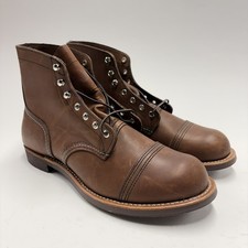 Red Wing Iron Ranger 8111 Men Size 10 D Heritage Boots Amber Harness USA Made