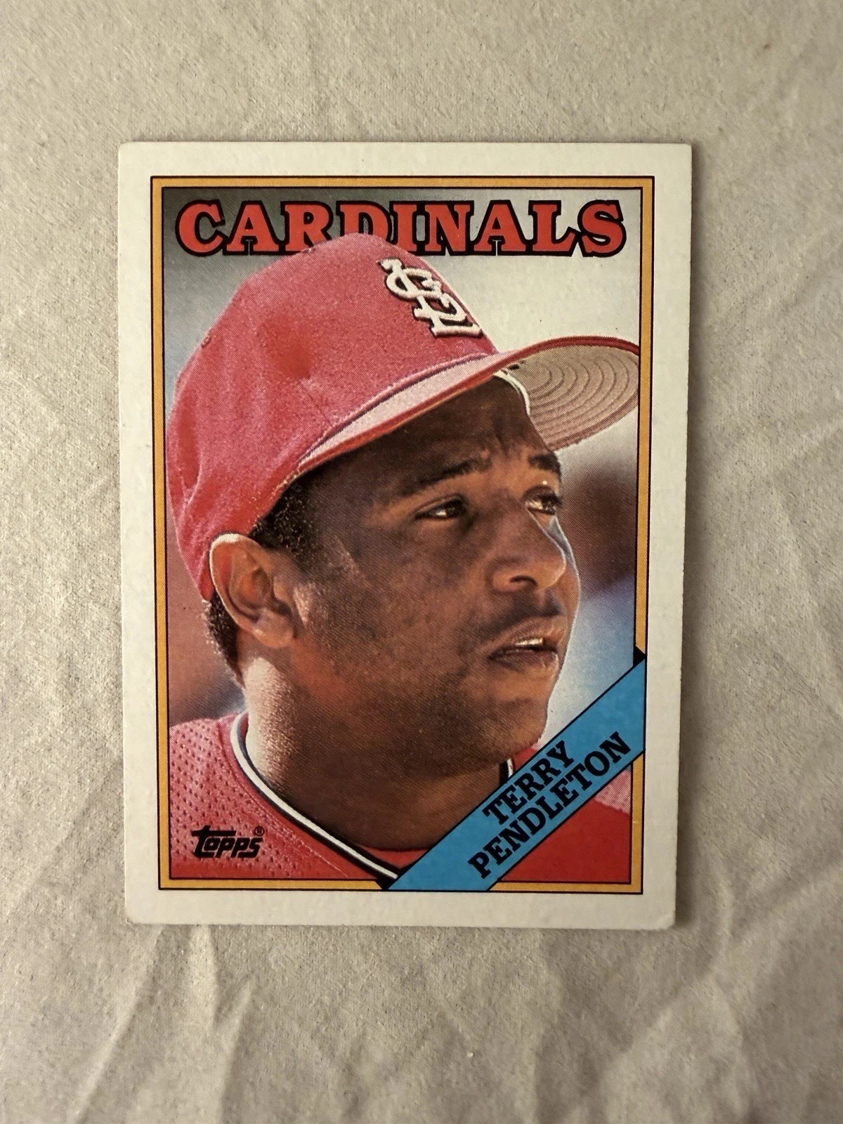 1988 Topps Tiffany #635 Terry Pendleton St. Louis Cardinals