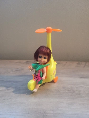 VTG Liddle Kiddles Harriet Helididdle Helicopter Mattel Figure