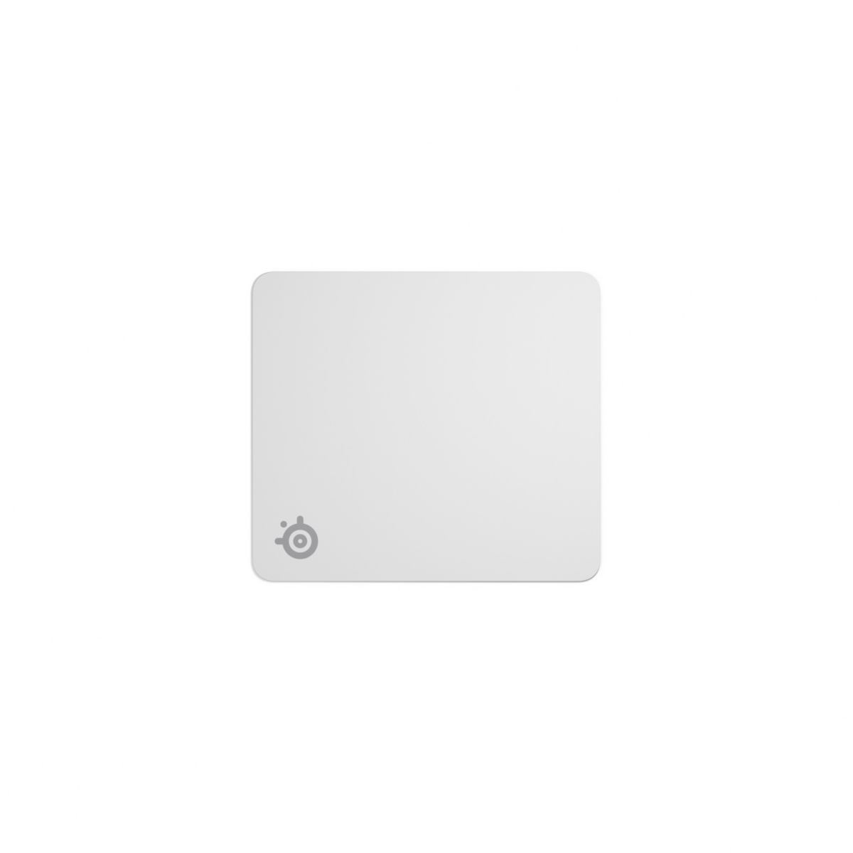 Tapis de souris SteelSeries QcK L Blanc doté d'une base antidérapante haute précision