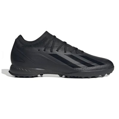 New Men's Adidas X Crazyfast.3 TF Turf  Soccer Shoes ID9336 Black/Black Size 8