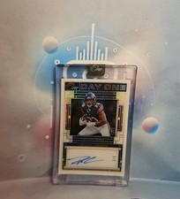 Panini One Day One Chicago Bears Roschon Johnson  Autographed Rookie Card 5/5