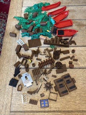 Lego Vintage Piratenschiff riesiges Ersatzteile Konvolut