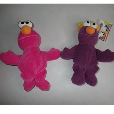 Ty Sesame Street Telly Monster Purple Honkers Bean Bag Toy 1997 vintage