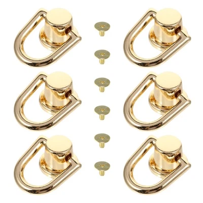 6pcs Multifunktional D Ringlegierung DIY D -Taste Nützliche Rucksackzubehör - Bild 1 von 4