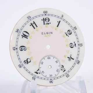 Elgin 16 Size “Multi Colored” Pocket Watch Dial
