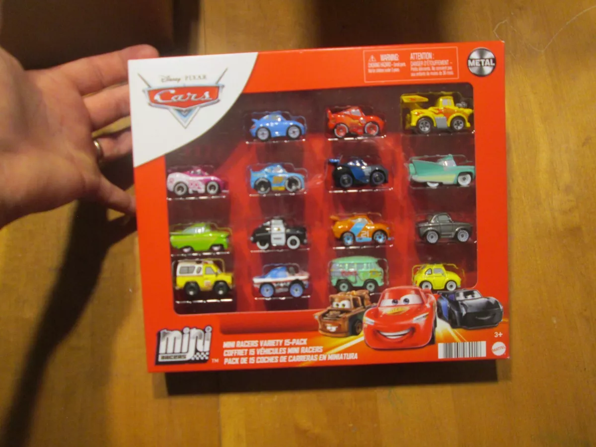 Disney Pixar - Cars Mini Racers Pack 15 Voitures Miniatures