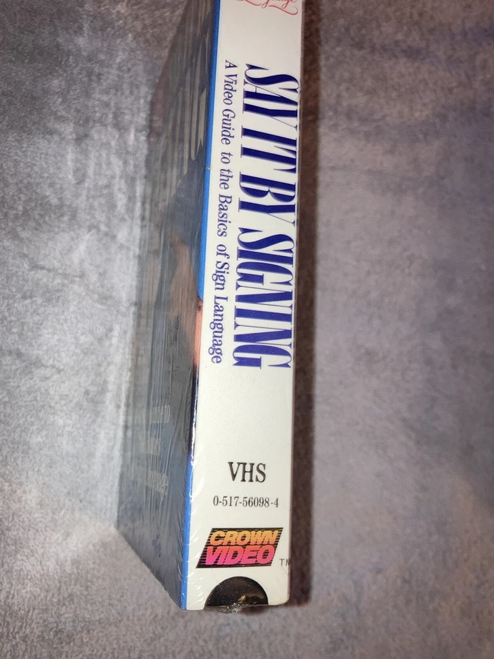 Say It by Signing Living Language VHS New Sealed NOS 1985 OOP Sign Language DIY - Image 3 of 4
