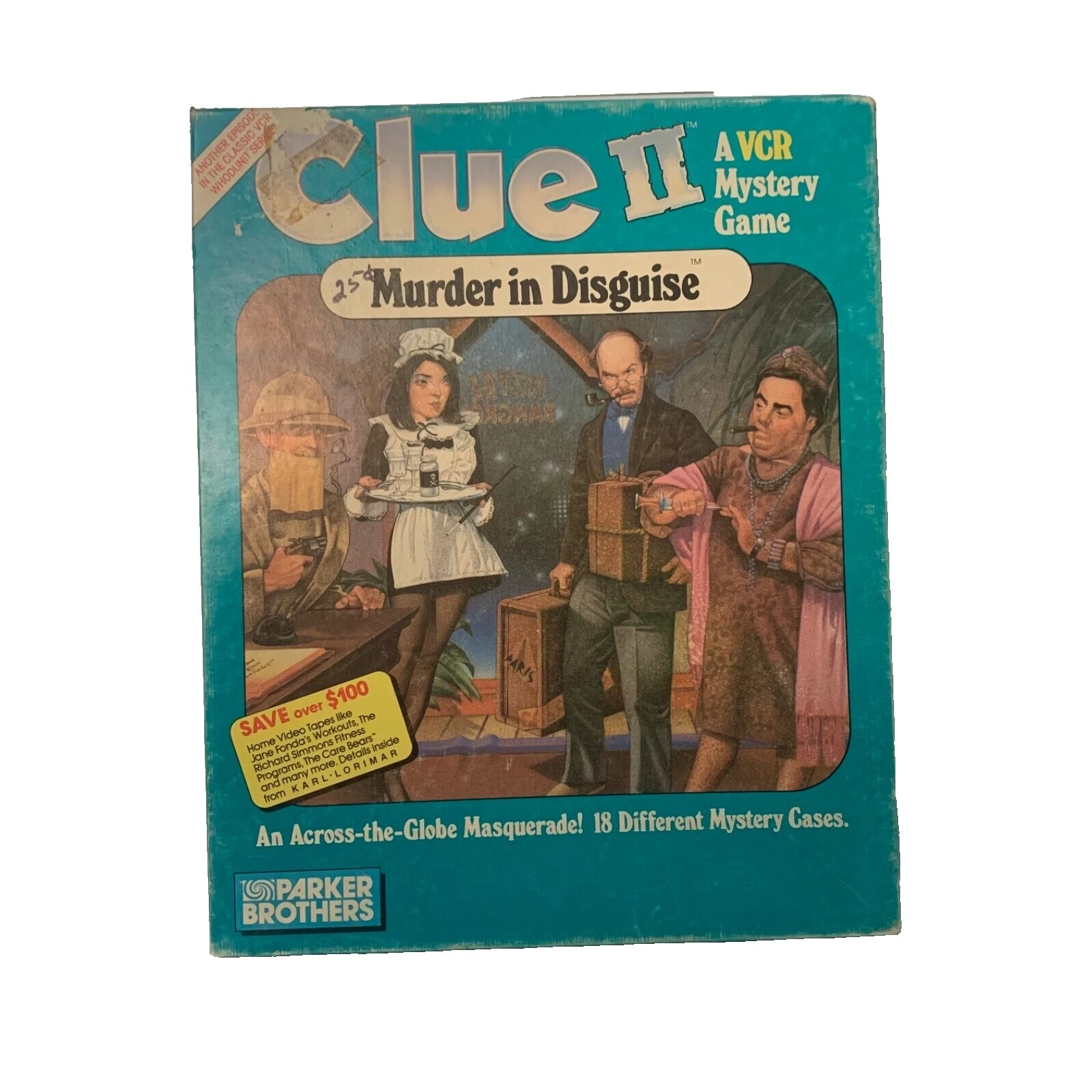 Parker Brothers 1987 Contemporary Manufacture Game Boards Games