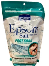 Epsom salt foot soak