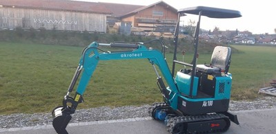 1000kg Schaufelpaket Minibagger akrotect AK100 einschl