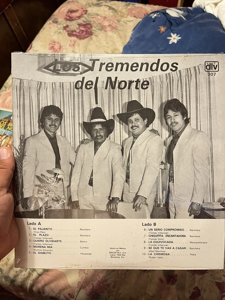 Los Tremendos Del Norte - Lp Vinyl Record Dlv 307 Pilo Y Los Tremendos - Image 2 of 2