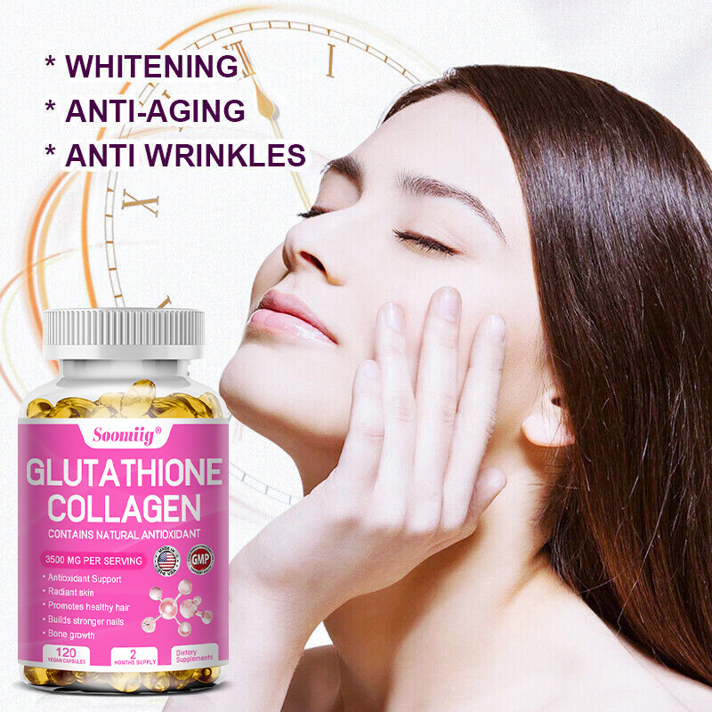 collagen plus glutathione benefits GLUTATHIONE COLLAGEN ANTIOXIDANTS support bone growth stronger nails