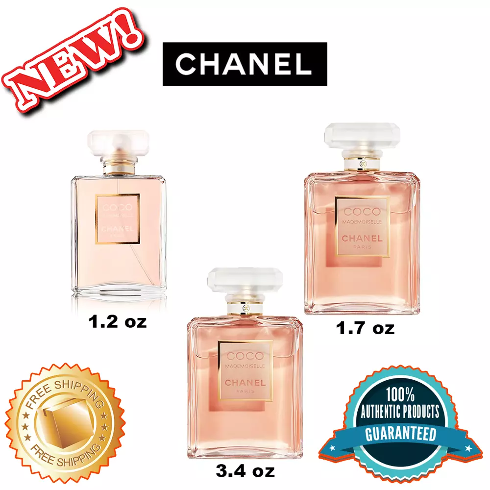 CHANEL COCO MADEMOISELLE Eau de Parfum, Authentic & New, Available in 3  Sizes!