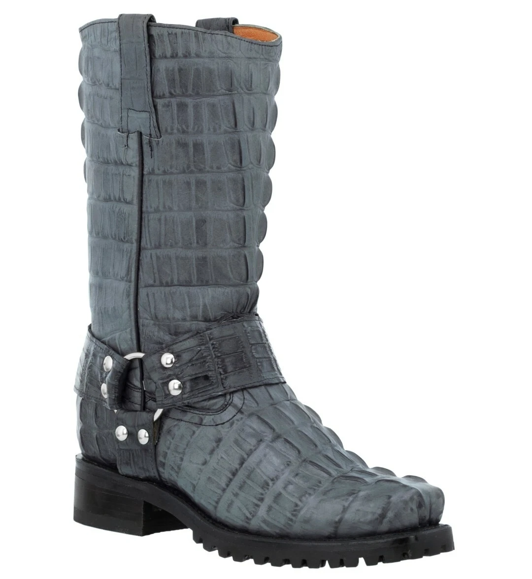 Mens biker hotsell boots ebay