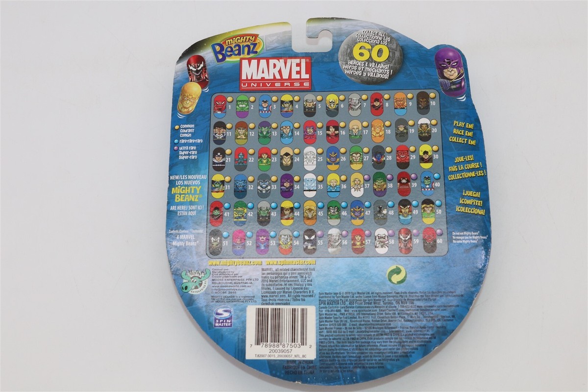 2 Mighty Beanz Marvel Universe 4 Beans W 18 Human Torch& 23