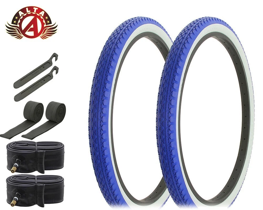 Blue Bicycle Tires for BMX Bike 24 in Wheel for sale | eBay