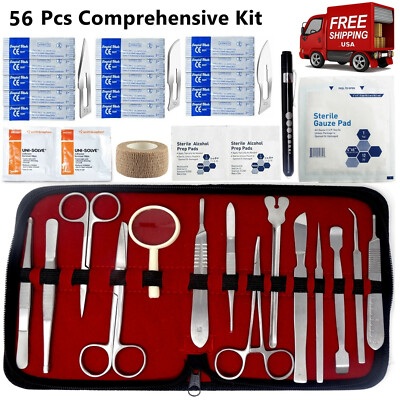 56 Item Wound Prep and Care First Aid Kit Refill. Ships from USA in 1 Day!!