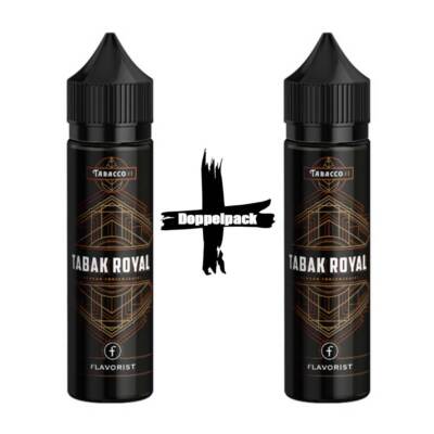 Flavorist Tabak Royal E-Liquid Longfill Aroma Shake and Vape Doppelpack Tabac