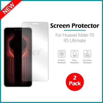 2-Pack LCD Clear HD Hydrogel Screen Protector for Huawei Mate 70 RS Ultimate