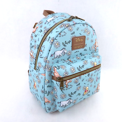 Loungefly Disney Winnie the Pooh Mini Backpack Blue Sketch  display picture 3