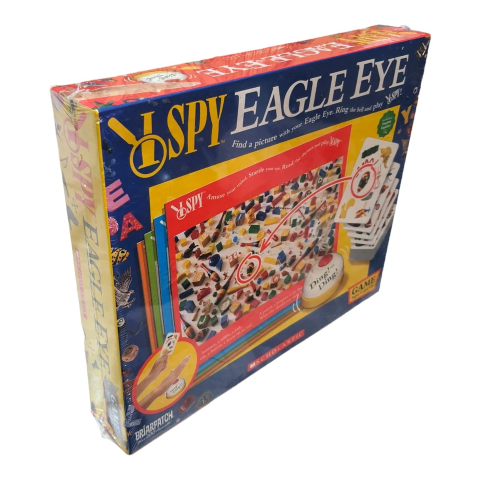 I Spy Eagle Eye Game Briarpatch 2005 Picture Family Board Game Look & Find NOS  - Image 3 of 4