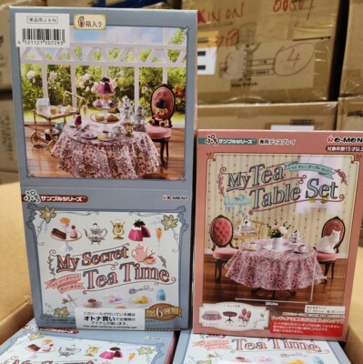 Re-Ment Miniatures Dollhouse Decoration My Secret Tea Time Set | eBay