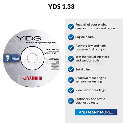 Diagnostic cable adapter scanner kit for Yamaha YDS Outboard