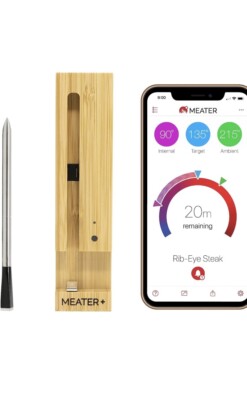 NEW - MEATER Plus Wireless Smart Meat Thermometer 165ft Bluetooth Wireless Range