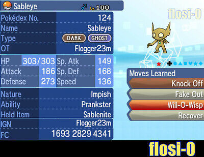 Mega Sableye, Pokédex