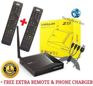 Home Entertainment Media Streamers FORMULER Z8 Dual Band 5G Gigabit LAN 2GB RAM 16GB ROM 4K FREE