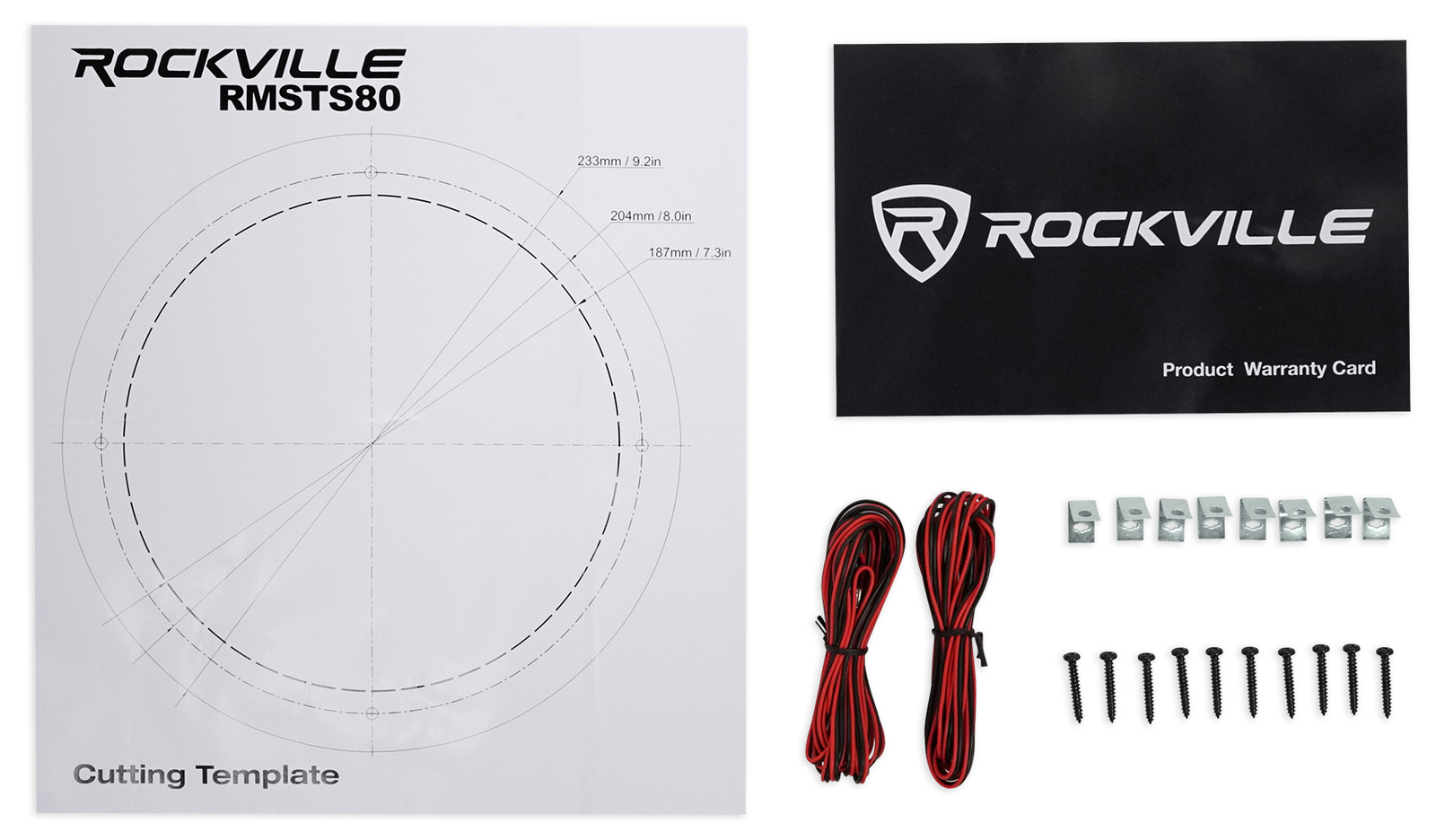 4 Rockville RMSTS80B 8 динамиков для морских лодок мощностью 2000 Вт 2 вейкборда Усилитель Комплект проводов