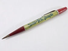 VINTAGE MECHANICAL PENCIL PITTSBURGH SUN TELEGRAPH Celluloid 