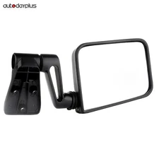 Driver Side Left Door Manual Side View Mirror For 1987-02 Jeep Wrangler LH