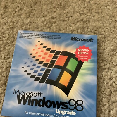MICROSOFT WINDOWS 98 SE SECOND EDITION See Pics | eBay MICROSOFT WINDOWS 98 SE SECOND EDITION See Pics | eBay