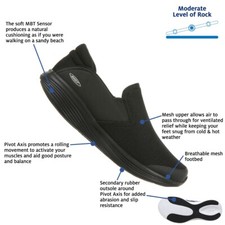 MBT Men's SF-Modena III Slip N Fit Shoe Ultra-light Comfort, Mesh, 3 Colors 