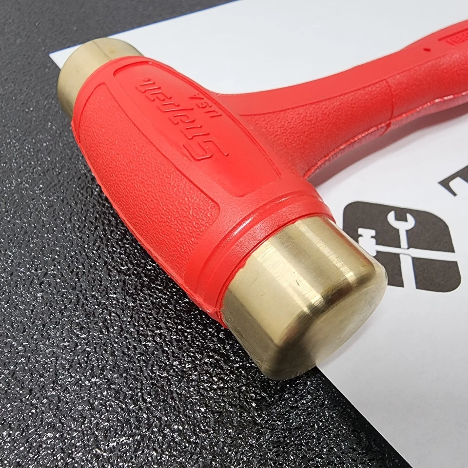 Herramientas Snap-on EE. UU. NUEVO 24 oz/650 g agarre suave punta bronce martillo HBBT24 Foto 2 de 4