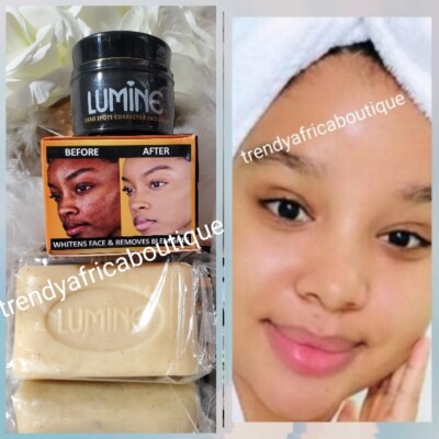 2pcs. Lumine Half-C Spot Corrector 7 Days Face Cream & Lumine SOAP  