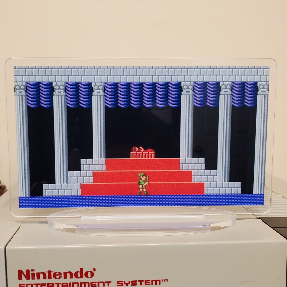Zelda acrylic standee 4x6 inches ▲ Zelda II The Adventure of Link ▲ classic LoZ