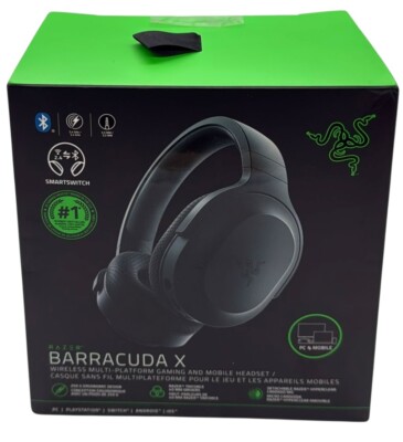 Razer Barracuda X Wireless Multi-Platform Gaming and Mobile Headset NEW Open Box