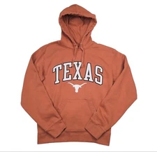 Vintage Texas Longhorns Embroidered Hoodie Mens Small NCAA Football Y2K