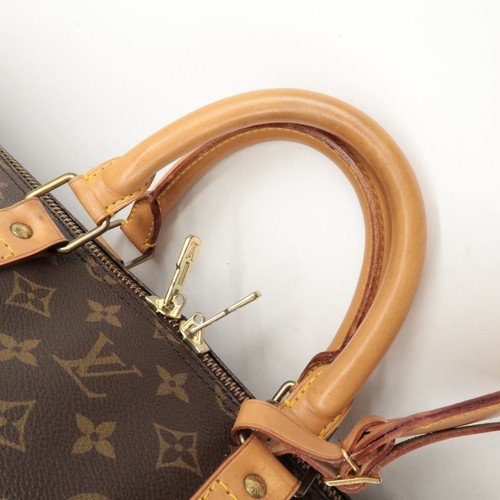 Auth Louis Vuitton Monogram Keep All Bandouliere 55 Boston Bag M41414 Used F/S - Picture 6 of 23