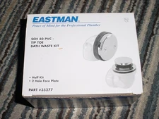 Eastman SHC 40 PVC Tip Toe Bath Waste Kit 35277 Brand New !!